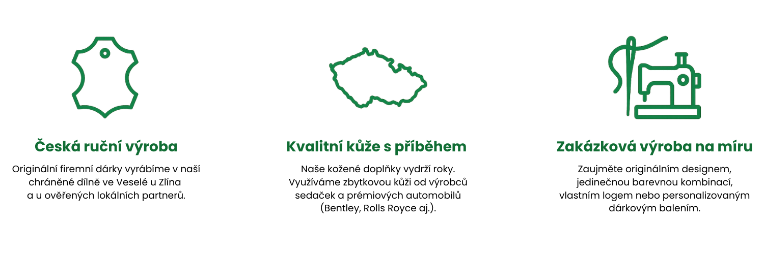 Česká ruční výroba Originální firemní dárky vyrábíme v naší chráněné dílně ve Veselé u Zlína a u ověřených lokálních partnerů. (4)